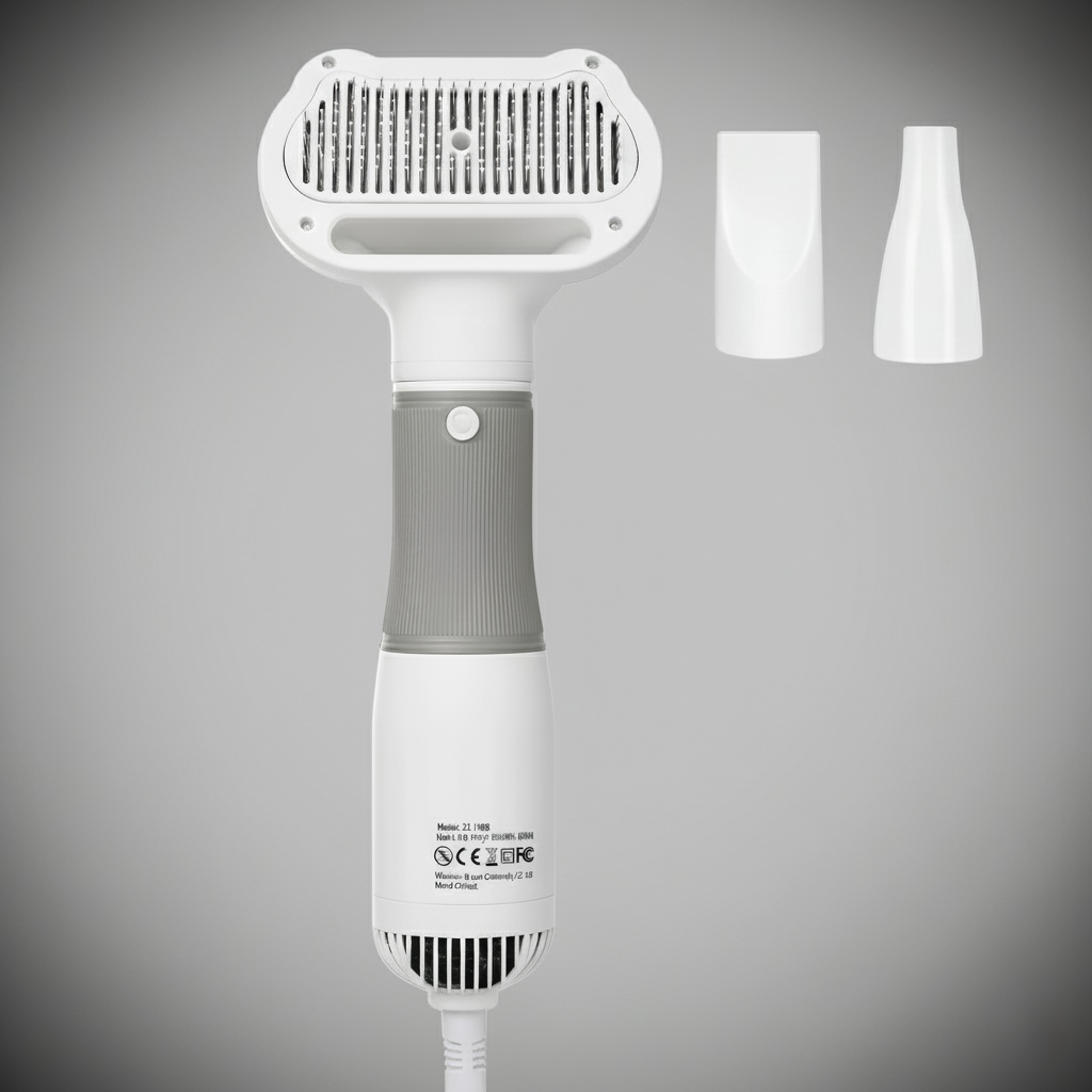 Zeylda™ FluffDry – Pet Grooming Dryer & Brush