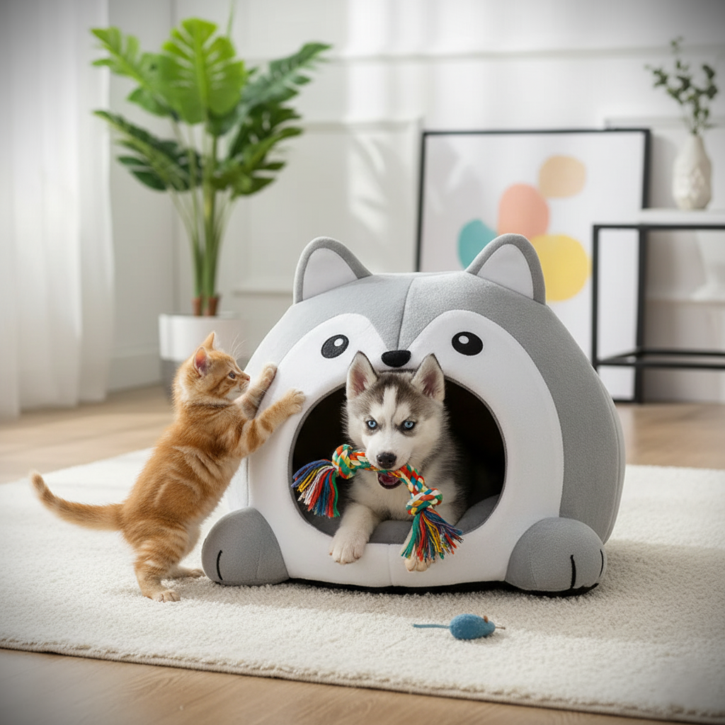 Zeylda™ Calming Pet Bed (Plush Edition)