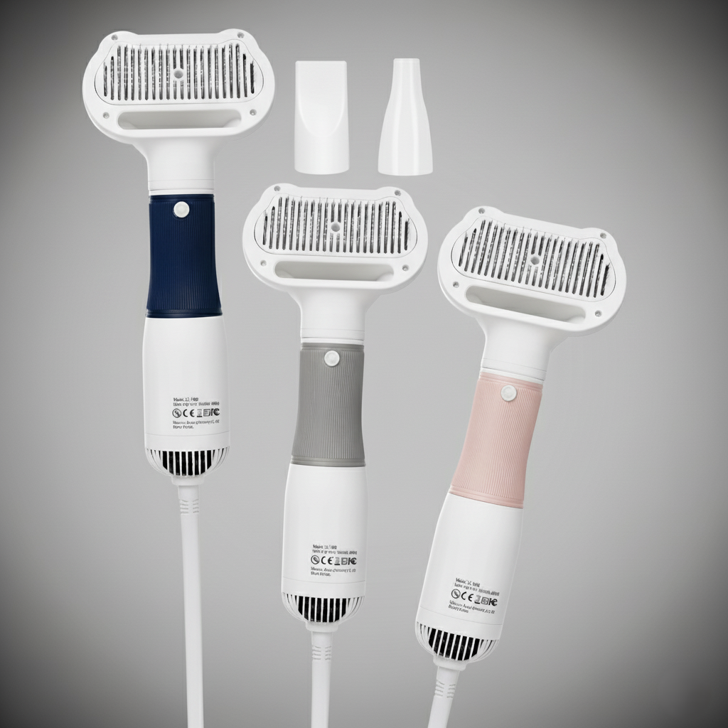 Zeylda™ FluffDry – Pet Grooming Dryer & Brush