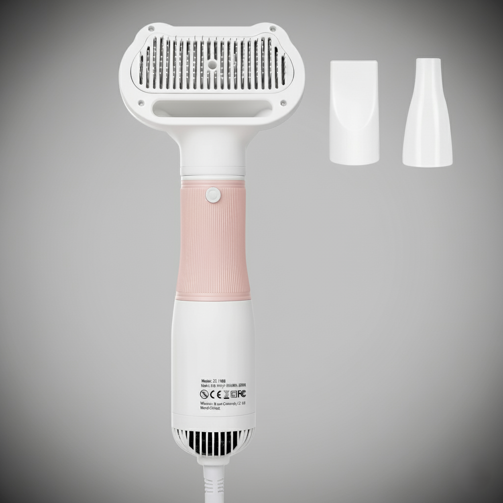 Zeylda™ FluffDry – Pet Grooming Dryer & Brush