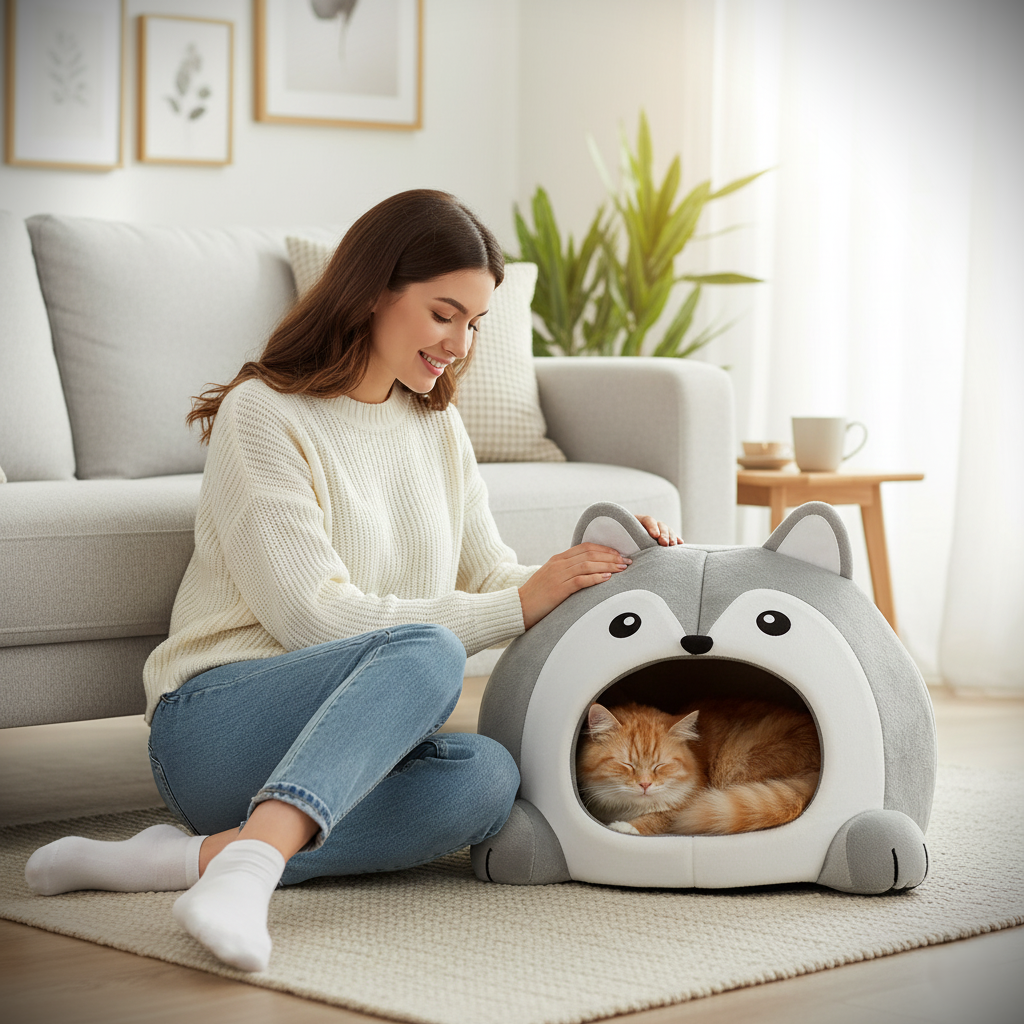 Zeylda™ Calming Pet Bed (Plush Edition)